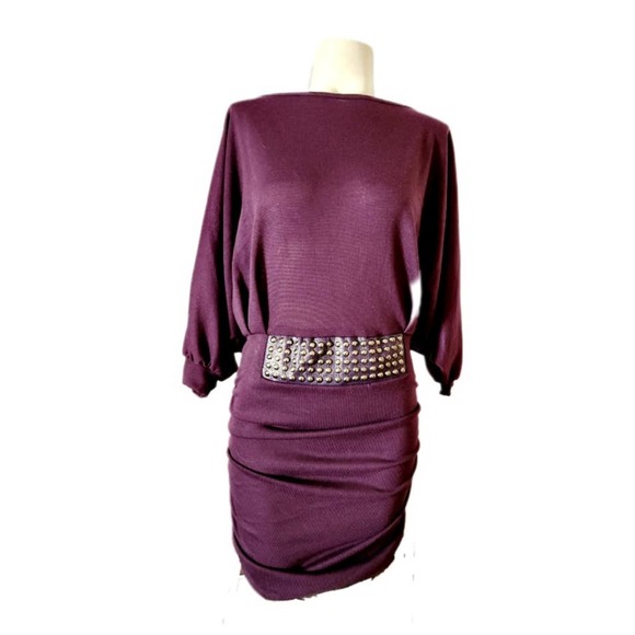 Purple Studded Dress Size Medium - Picture 1 of 2